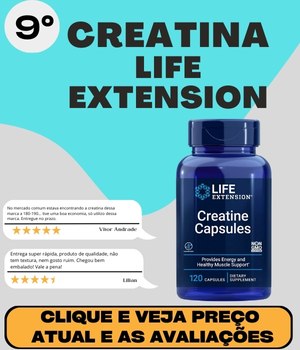 Creatina life extension 9°