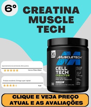 Creatina muscle tech 6°