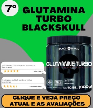 Glutamina turbo blackskull 7°