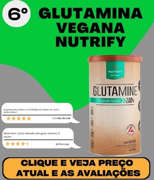 Glutamina vegana nutrify 6°