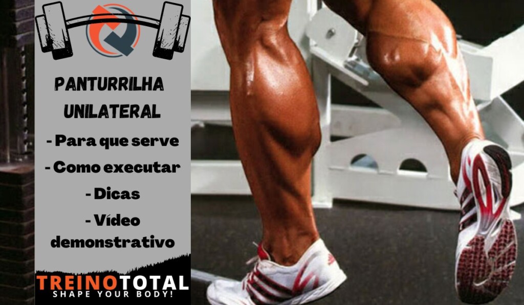 Panturrilha unilateral - Como executar - Para que serve - Dicas - Vídeo demonstrativo