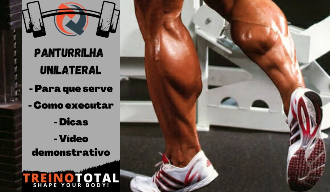 Panturrilha unilateral - Como executar - Para que serve - Dicas - Vídeo demonstrativo