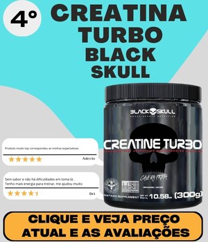 creatina TURBO BLACK SKULL 4°