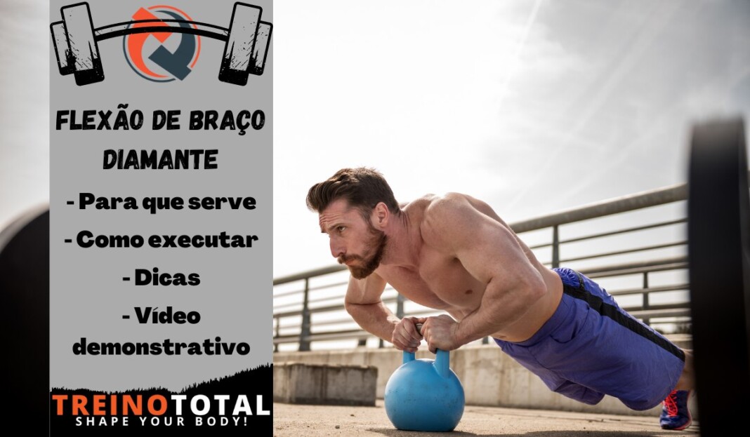 flexão de braço diamante flexão de braço diamante