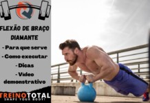 Flexão de braços com pegada fechada: Como executar, Dicas e estudos flexão de braço diamante