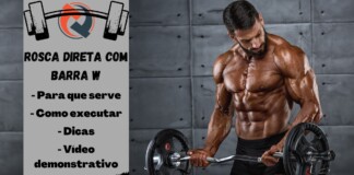 Rosca direta com a barra W: Como executar, Dicas e Estudos rosca direta com barra w - Como executar - Para que serve - Dicas - Vídeo demonstrativo