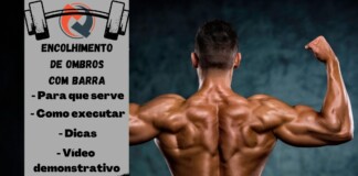 Encolhimento de ombros com barra: Para que serve, Como executar e Dicas encolhimento de ombros com barra - Como executar - Para que serve - Dicas - Vídeo demonstrativo