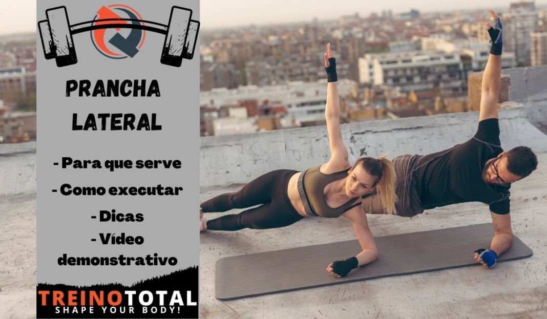 prancha lateral- Para que serve - Como executar - Dicas - Vídeo demonstrativo prancha lateral- Para que serve - Como executar - Dicas - Vídeo demonstrativo