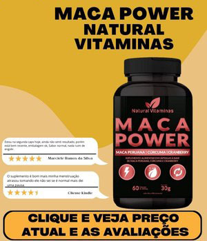 Maca Power Natural Vitaminas
