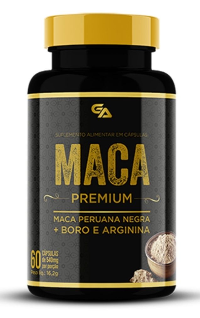 Maca Negra Boro e Arginina Premium Grande Atleta